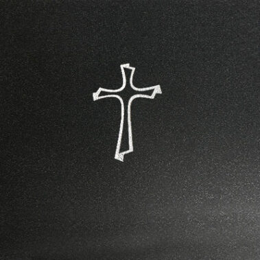 Sandstrahl-Ornament "Kreuz 1"